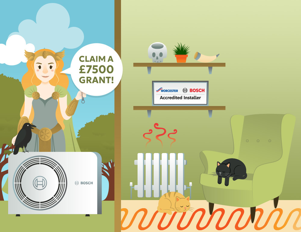 Heat pump installation grant, Kent